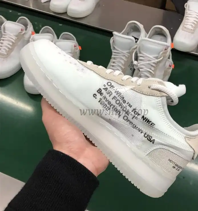 PK God Off-White Nike Air Force 1 One Low The 10 Ten Virgil Abloh retail materials ready to ship