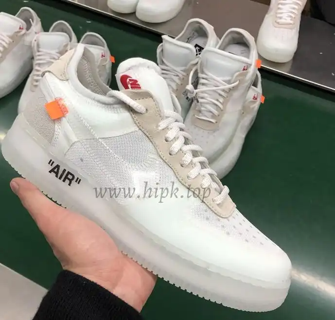 PK God Off-White Nike Air Force 1 One Low The 10 Ten Virgil Abloh retail materials ready to ship