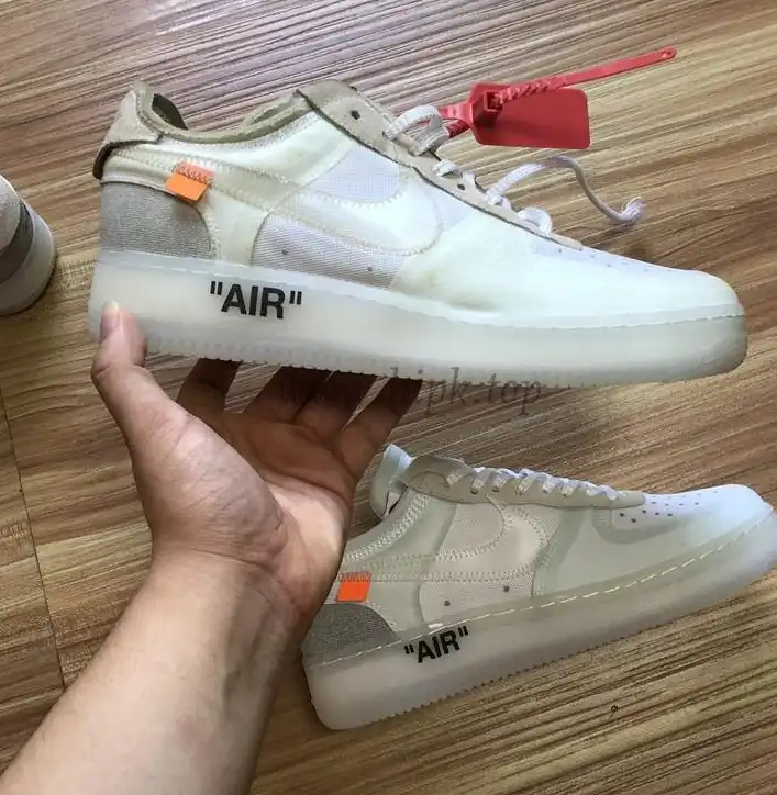 PK God Off-White Nike Air Force 1 One Low The 10 Ten Virgil Abloh retail materials ready to ship