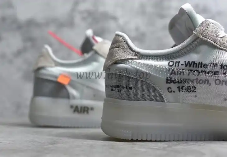 PK God Off-White Nike Air Force 1 One Low The 10 Ten Virgil Abloh retail materials ready to ship