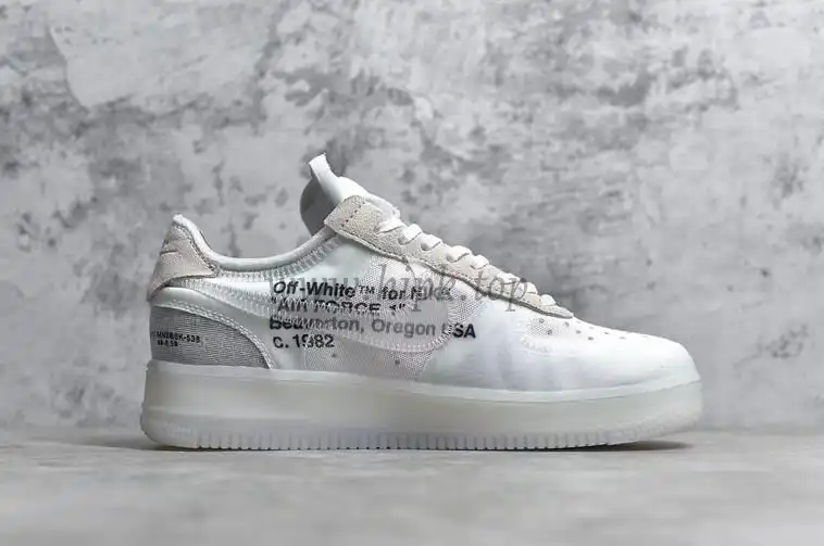 PK God Off-White Nike Air Force 1 One Low The 10 Ten Virgil Abloh retail materials ready to ship