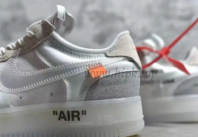 PK God Off-White Nike Air Force 1 One Low The 10 Ten Virgil Abloh retail materials ready to ship