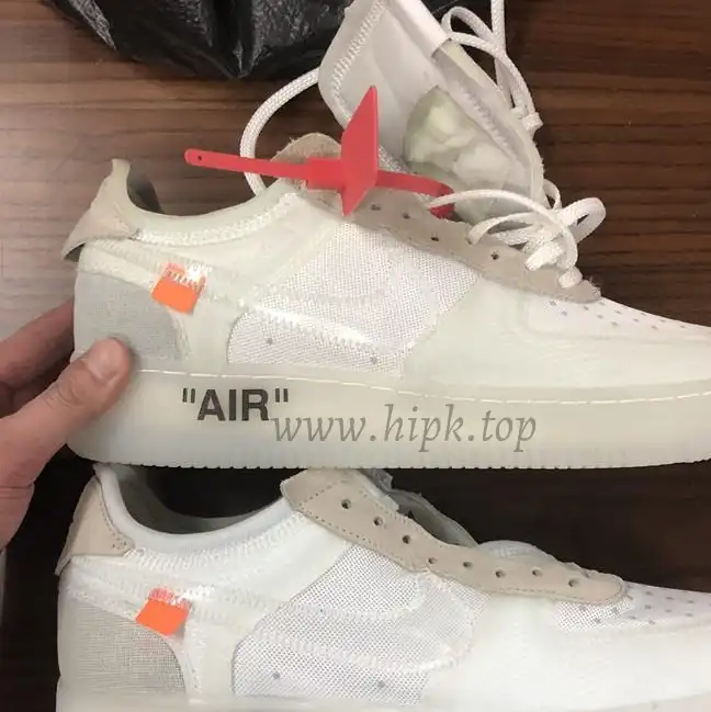 PK God Off-White Nike Air Force 1 One Low The 10 Ten Virgil Abloh retail materials ready to ship