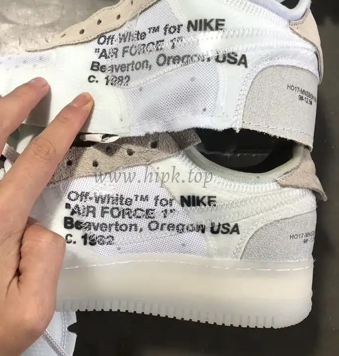 PK God Off-White Nike Air Force 1 One Low The 10 Ten Virgil Abloh retail materials ready to ship