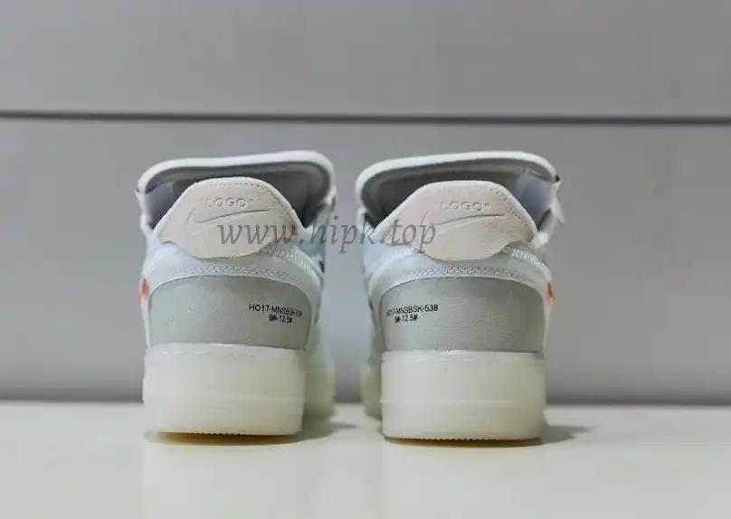 PK God Off-White Nike Air Force 1 One Low The 10 Ten Virgil Abloh retail materials ready to ship