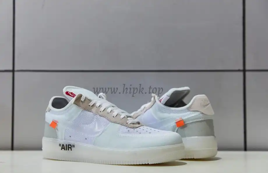 PK God Off-White Nike Air Force 1 One Low The 10 Ten Virgil Abloh retail materials ready to ship