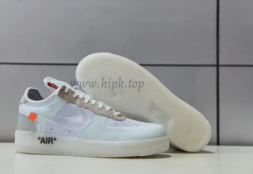 PK God Off-White Nike Air Force 1 One Low The 10 Ten Virgil Abloh retail materials ready to ship