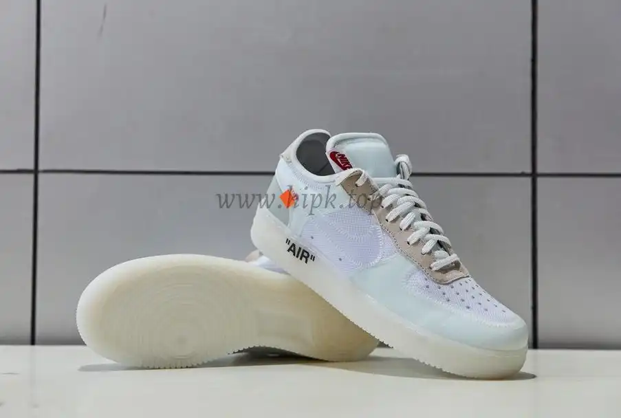 PK God Off-White Nike Air Force 1 One Low The 10 Ten Virgil Abloh retail materials ready to ship