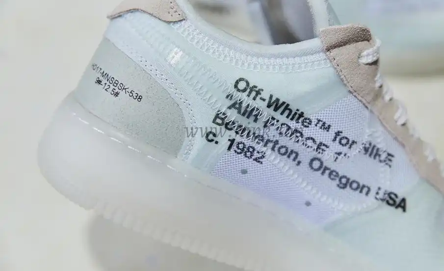 PK God Off-White Nike Air Force 1 One Low The 10 Ten Virgil Abloh retail materials ready to ship