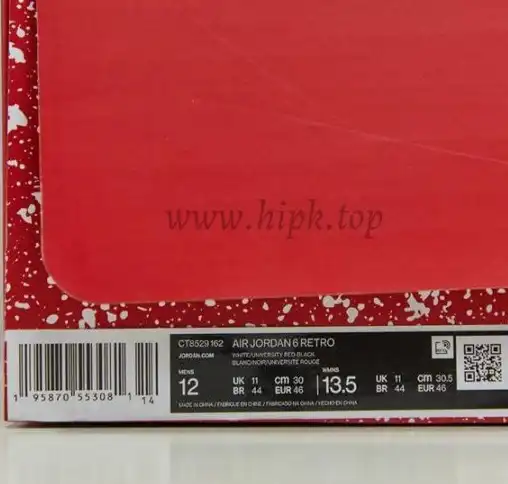 PK GOD Jordan 6 Retro Carmine 2021 RETAIL MATERIALS READY TO SHIP