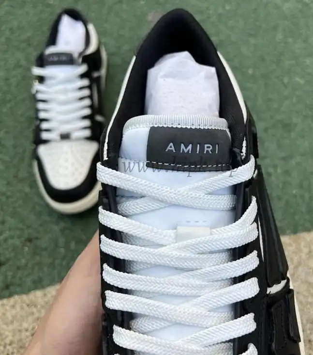 Pk God Amiri Men’s Skel LOW Sneakers BLACK retail materials ready to ship