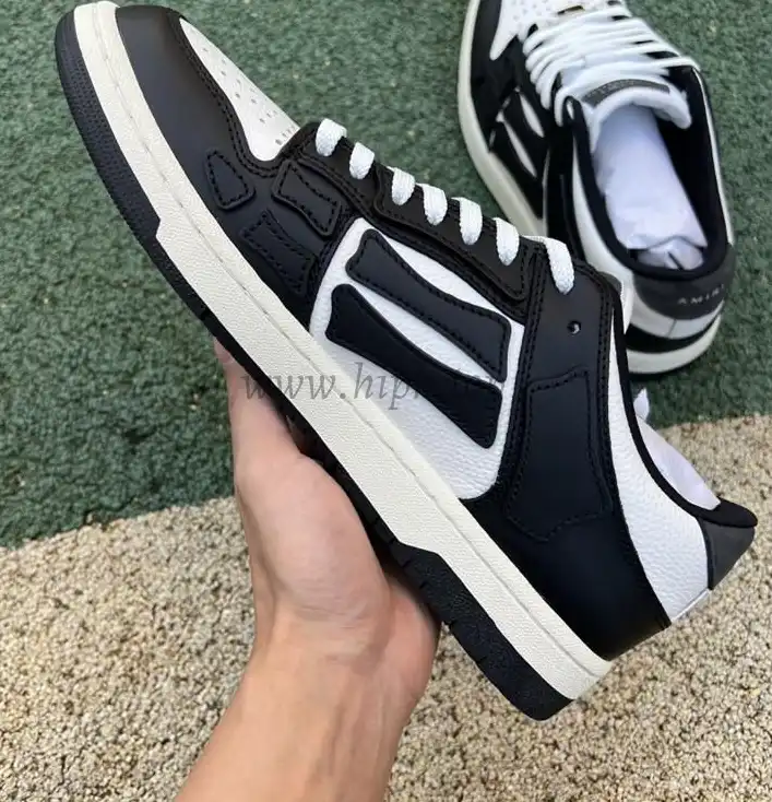 Pk God Amiri Men’s Skel LOW Sneakers BLACK retail materials ready to ship