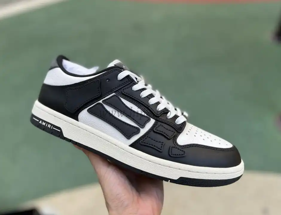 Pk God Amiri Men’s Skel LOW Sneakers BLACK retail materials ready to ship