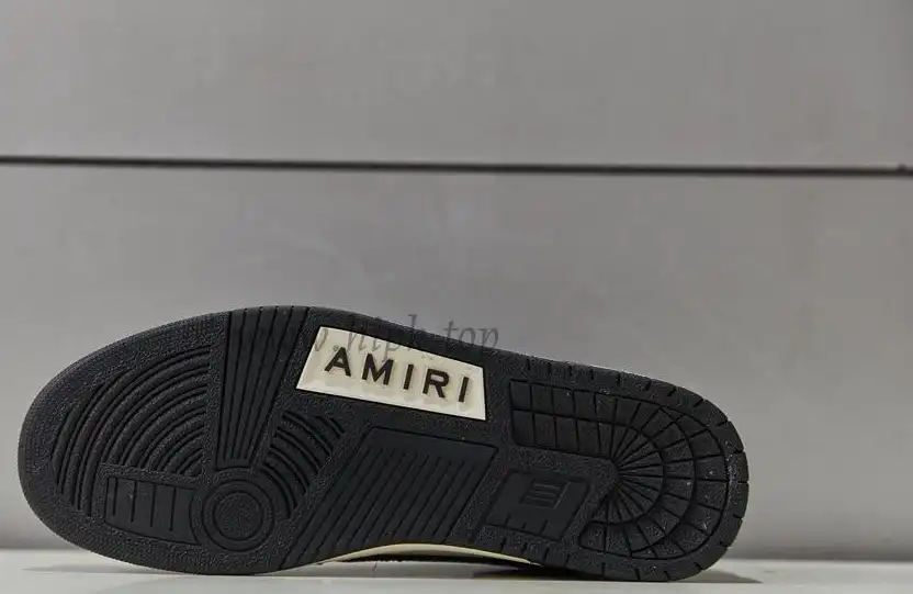 Pk God Amiri Men’s Skel LOW Sneakers BLACK retail materials ready to ship