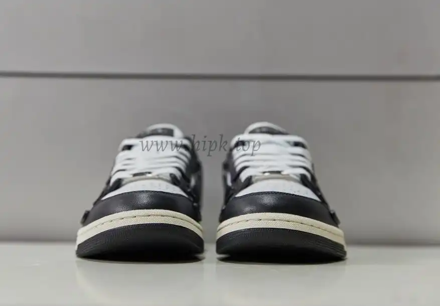 Pk God Amiri Men’s Skel LOW Sneakers BLACK retail materials ready to ship