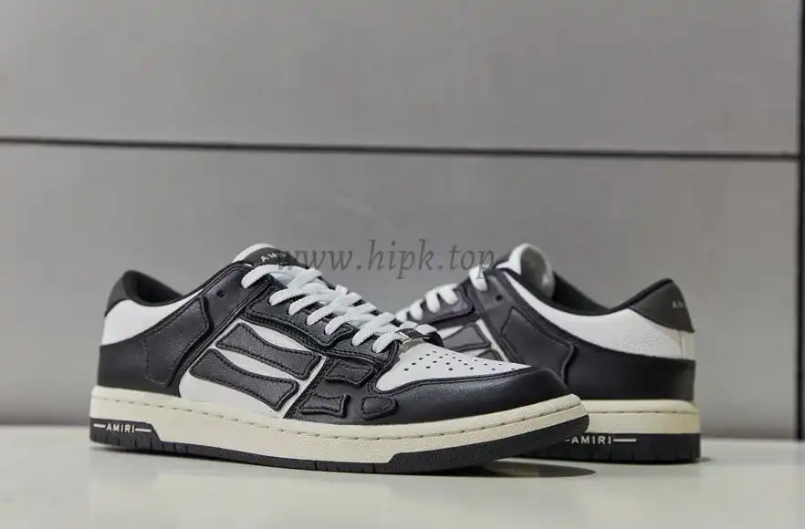 Pk God Amiri Men’s Skel LOW Sneakers BLACK retail materials ready to ship