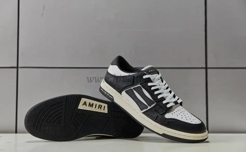 Pk God Amiri Men’s Skel LOW Sneakers BLACK retail materials ready to ship