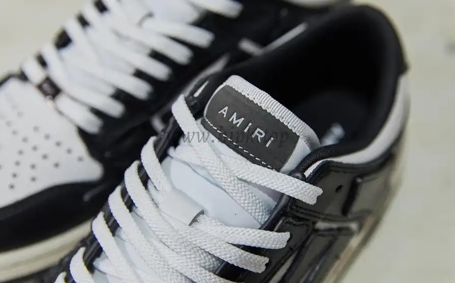 Pk God Amiri Men’s Skel LOW Sneakers BLACK retail materials ready to ship