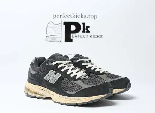 PK GOD New Balance 2002R Black Dark Grey RETAIL MATERIALS READY TO SHIP