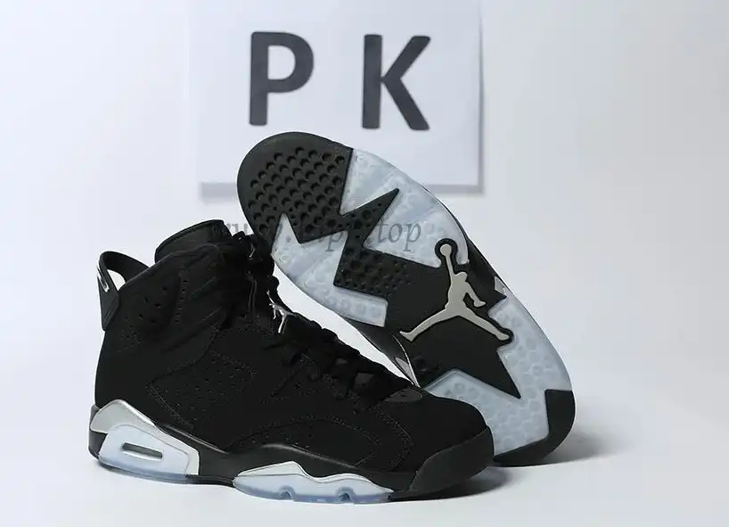 PK GOD Air Jordan 6 Retro Metallic Silver RETAIL MATERIALS READY TO SHIP