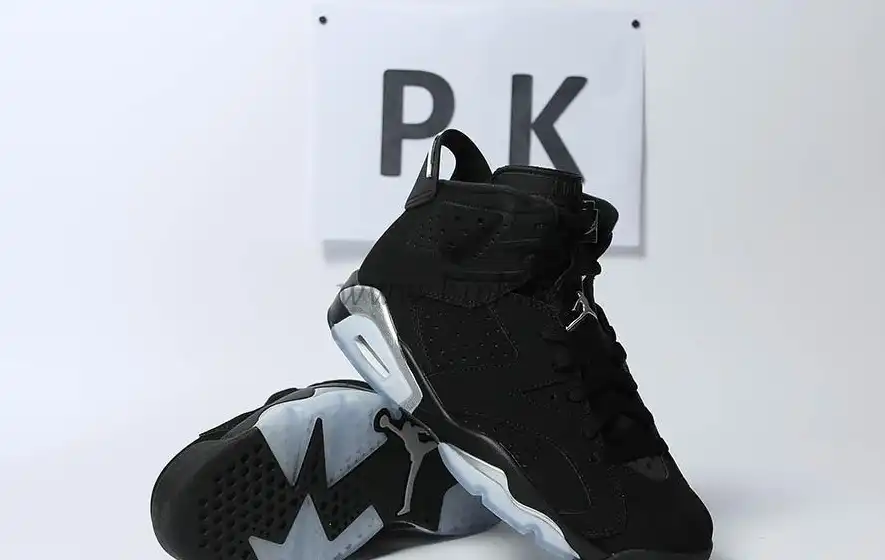 PK GOD Air Jordan 6 Retro Metallic Silver RETAIL MATERIALS READY TO SHIP