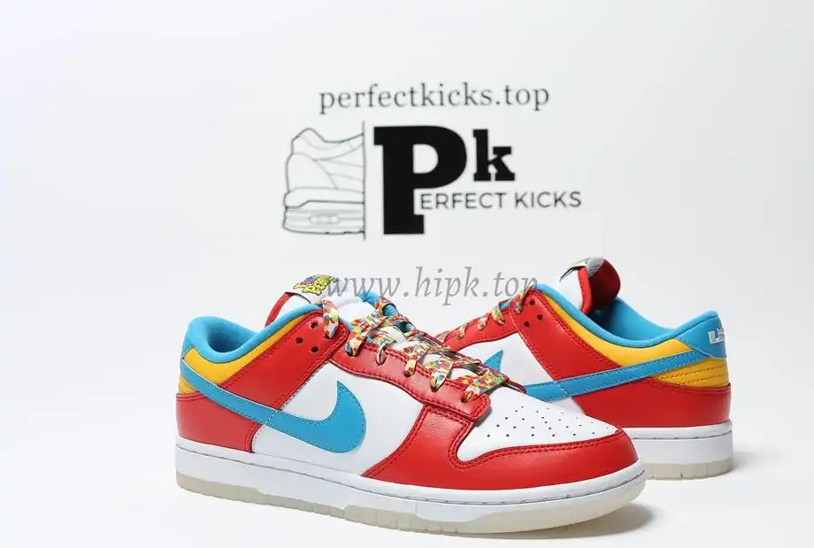 PK GOD Dunk Low SB LeBron Fruity Pebbles RETAIL MATERIALS READY TO SHIP