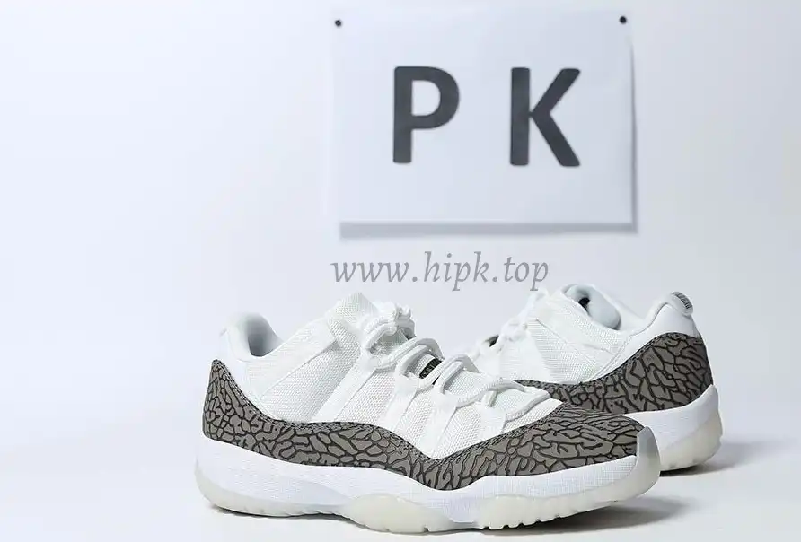 PK GOD Jordan 11 Retro Low IE White Cement RETAIL MATERIALS READY TO SHIP