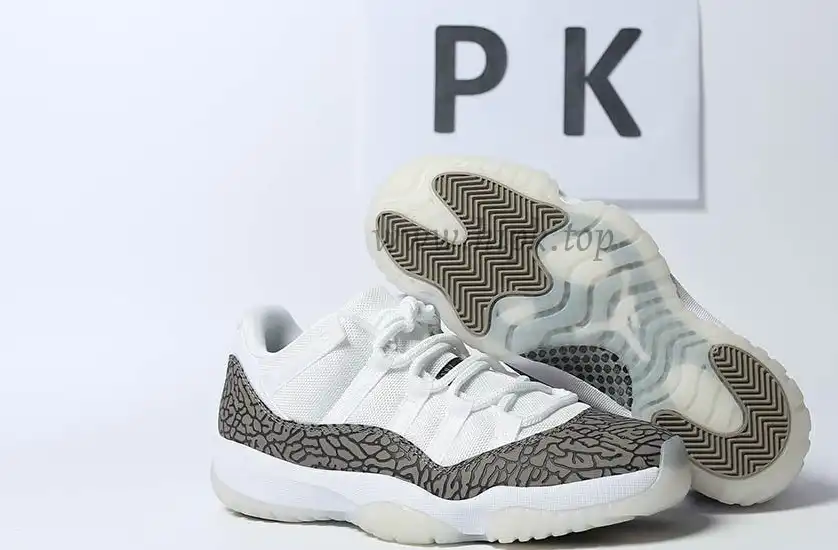 PK GOD Jordan 11 Retro Low IE White Cement RETAIL MATERIALS READY TO SHIP