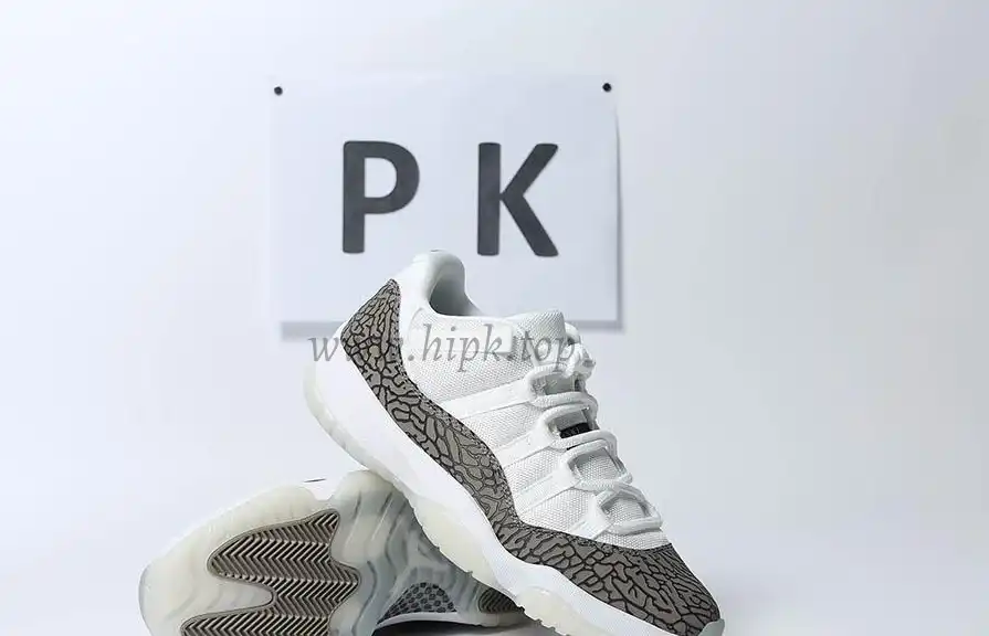 PK GOD Jordan 11 Retro Low IE White Cement RETAIL MATERIALS READY TO SHIP