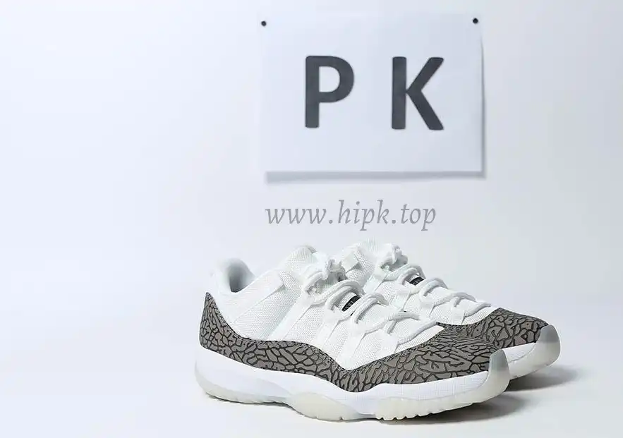 PK GOD Jordan 11 Retro Low IE White Cement RETAIL MATERIALS READY TO SHIP