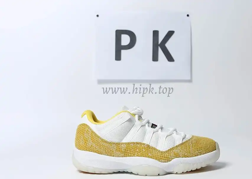 PK GOD Jordan 11 Retro Low Tour Yellow Snakeskin RETAIL MATERIALS READY TO SHIP