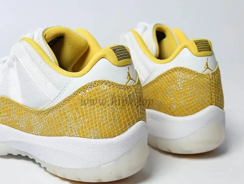 PK GOD Jordan 11 Retro Low Tour Yellow Snakeskin RETAIL MATERIALS READY TO SHIP