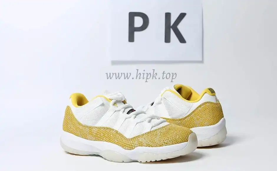 PK GOD Jordan 11 Retro Low Tour Yellow Snakeskin RETAIL MATERIALS READY TO SHIP