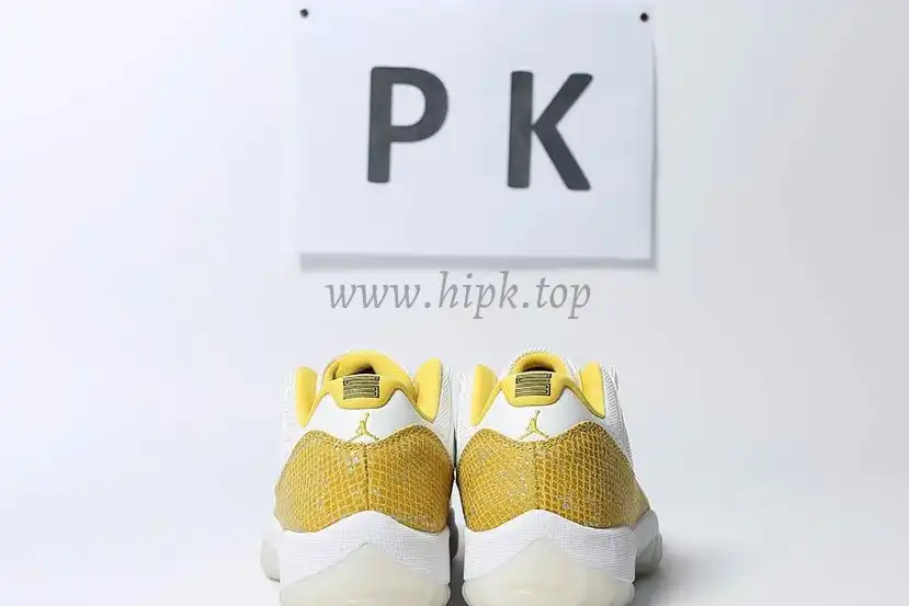 PK GOD Jordan 11 Retro Low Tour Yellow Snakeskin RETAIL MATERIALS READY TO SHIP