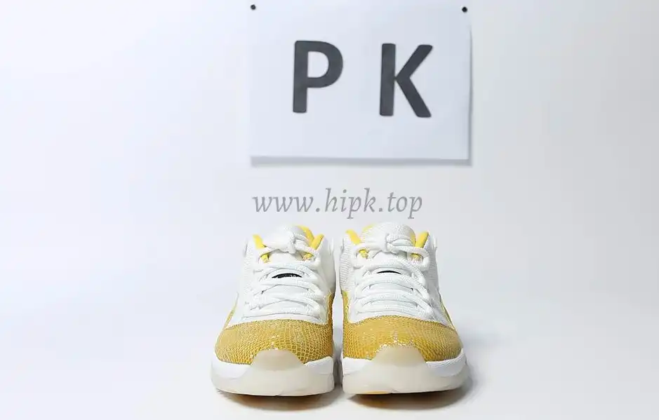 PK GOD Jordan 11 Retro Low Tour Yellow Snakeskin RETAIL MATERIALS READY TO SHIP