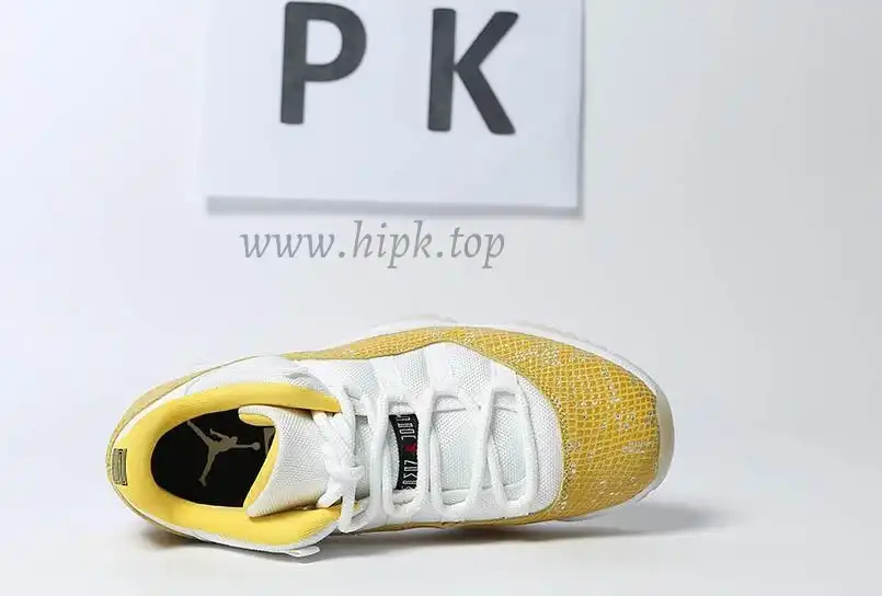 PK GOD Jordan 11 Retro Low Tour Yellow Snakeskin RETAIL MATERIALS READY TO SHIP