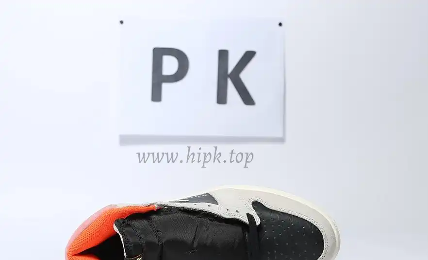 PK GOD Jordan 1 Retro High Neutral Grey Hyper Crimson RETAIL MATERIALS READY TO SHIP