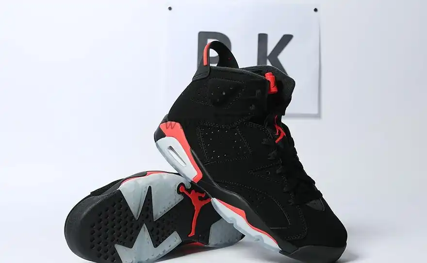 PK GOD Jordan 6 Retro Black Infrared 2019 RETAIL MATERIALS READY TO SHIP