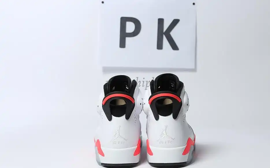 PK GOD Jordan 6 Retro Infrared White 2014 RETAIL MATERIALS READY TO SHIP