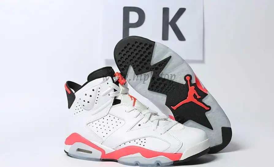 PK GOD Jordan 6 Retro Infrared White 2014 RETAIL MATERIALS READY TO SHIP