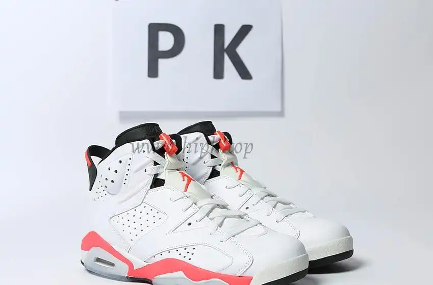 PK GOD Jordan 6 Retro Infrared White 2014 RETAIL MATERIALS READY TO SHIP