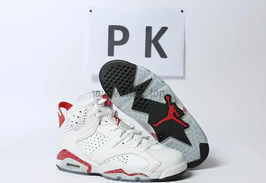 PK GOD Jordan 6 Retro Red Oreo RETAIL MATERIALS READY TO SHIP