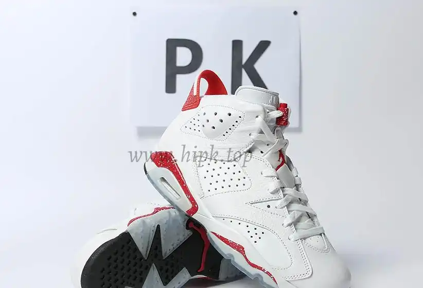 PK GOD Jordan 6 Retro Red Oreo RETAIL MATERIALS READY TO SHIP