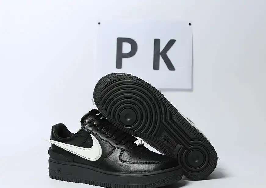 PK GOD Nike Air Force 1 Low SP AMBUSH Black RETAIL MATERIALS READY TO SHIP