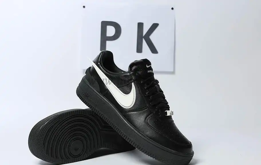 PK GOD Nike Air Force 1 Low SP AMBUSH Black RETAIL MATERIALS READY TO SHIP