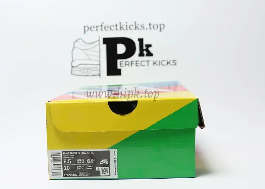 PK GOD Nike SB Dunk Low HUF Friends And Family RETAIL MATERIALS READY TO SHIP