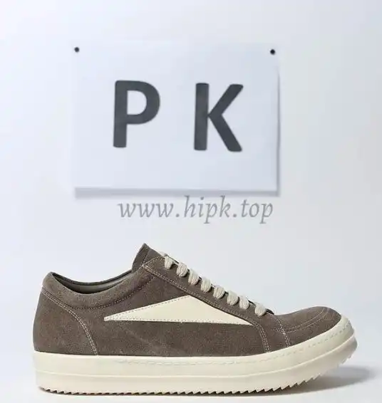 PK GOD Rick Owens Jumbo Lace Padded Sneaks Low Black Milk RETAIL MATERIALS READY TO SHIP