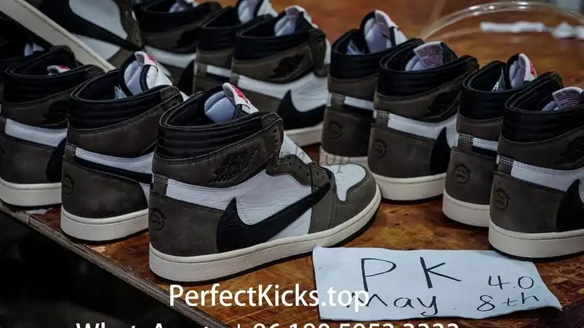 PK 4.0 TRAVIS SCOTT X AIR JORDAN I CD4487-100HIGH OG MOCHA RETAIL MATERIALS RETAIL VERSION