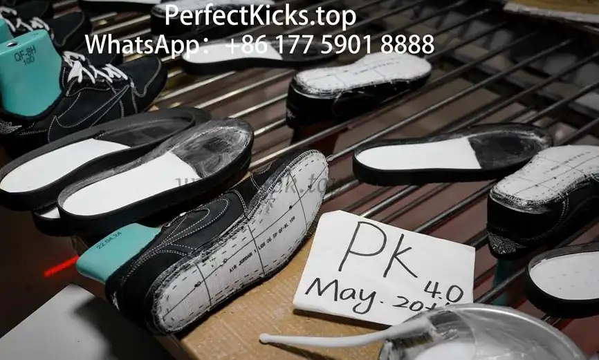 PK 4.0 Jordan 1 Retro Low OG SP Travis Scott Black Phantom RETAIL MATERIALS READY TO SHIP