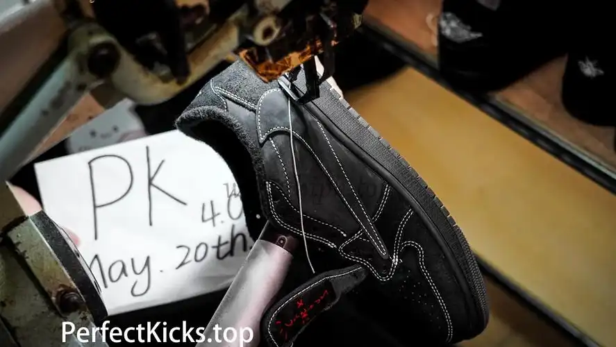 PK 4.0 Jordan 1 Retro Low OG SP Travis Scott Black Phantom RETAIL MATERIALS READY TO SHIP